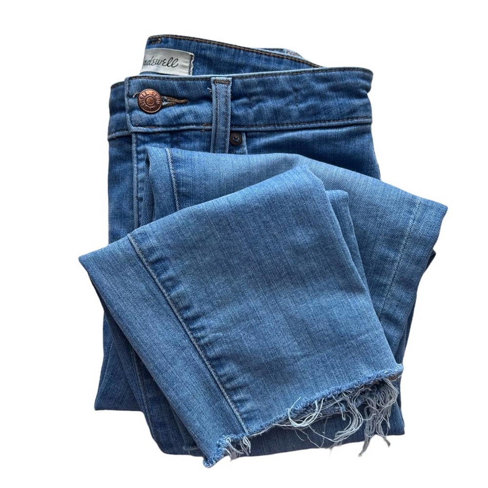 Madewell Curvy High Rise Distressed Skinny Jeans Size 25T